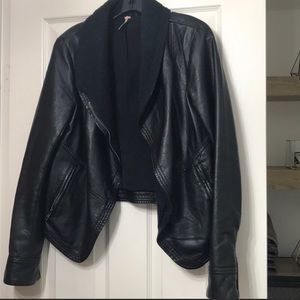 Free people vegan leather size m